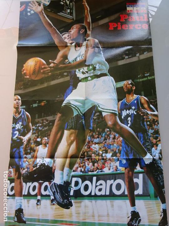 Sammelleidenschaft Sport: POSTER DE BALONCESTO. NBA BASKET PAUL PIERCE, BOSTON CELTICS. 80X50CM 53