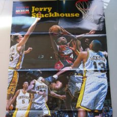 Coleccionismo deportivo: POSTER DE BALONCESTO. NBA BASKET JERRY STACKHOUSE, DETROIT PISTONS. 80X50CM 67. Lote 257703230