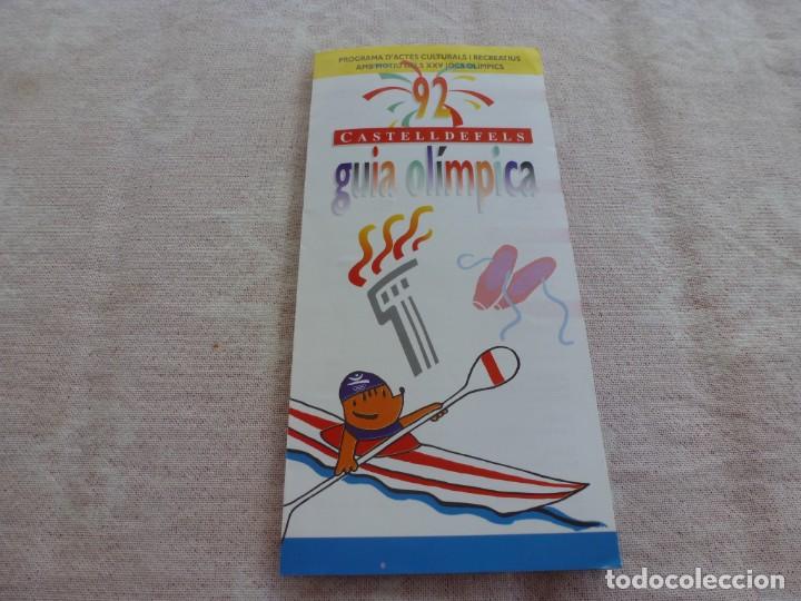 (BTA) GUIA OLIMPICA CASTELLDEFELS-92 DE LOS JUEGOS OLIMPICOS BARCELONA-92 (Coleccionismo Deportivo - Merchandising y Mascotas - Otros deportes)