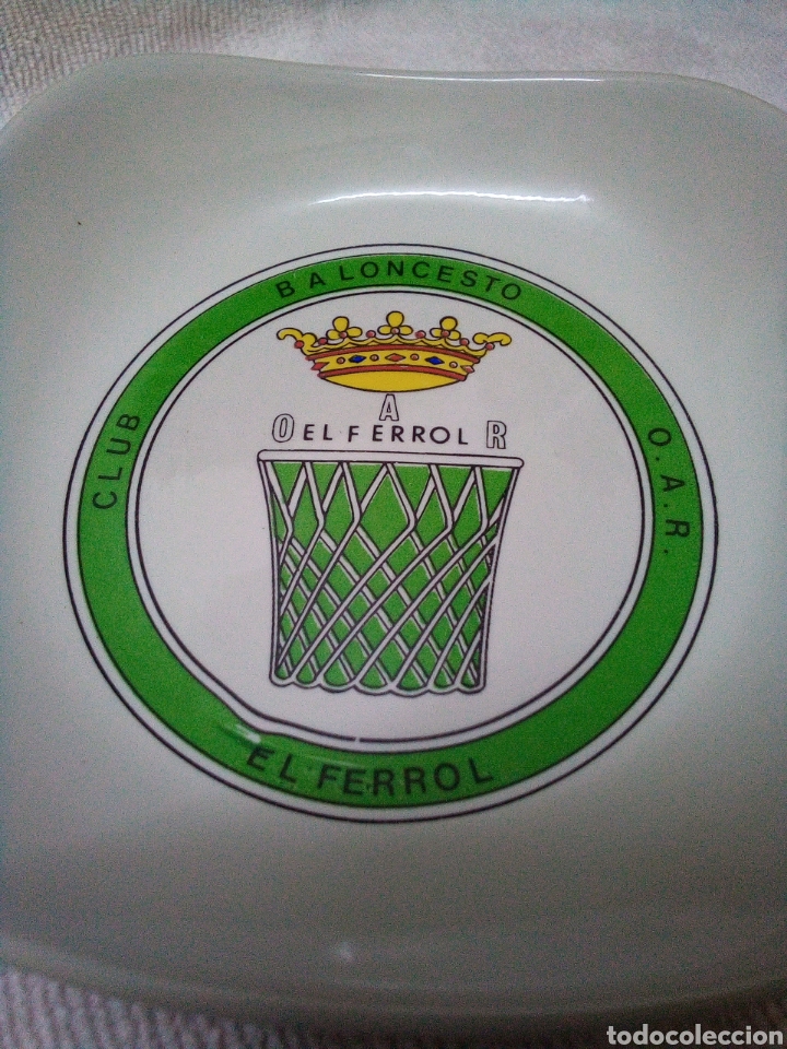 Coleccionismo deportivo: PLATO CENICERO OAR EL FERROL BALONCESTO BASKET CORU&Ntilde;A PRECIO NO NEGOCIABLE