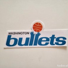 Coleccionismo deportivo: PEGATINA NBA BASKET 16 ESCUDO WASHINGTON BULLETS. Lote 303799848