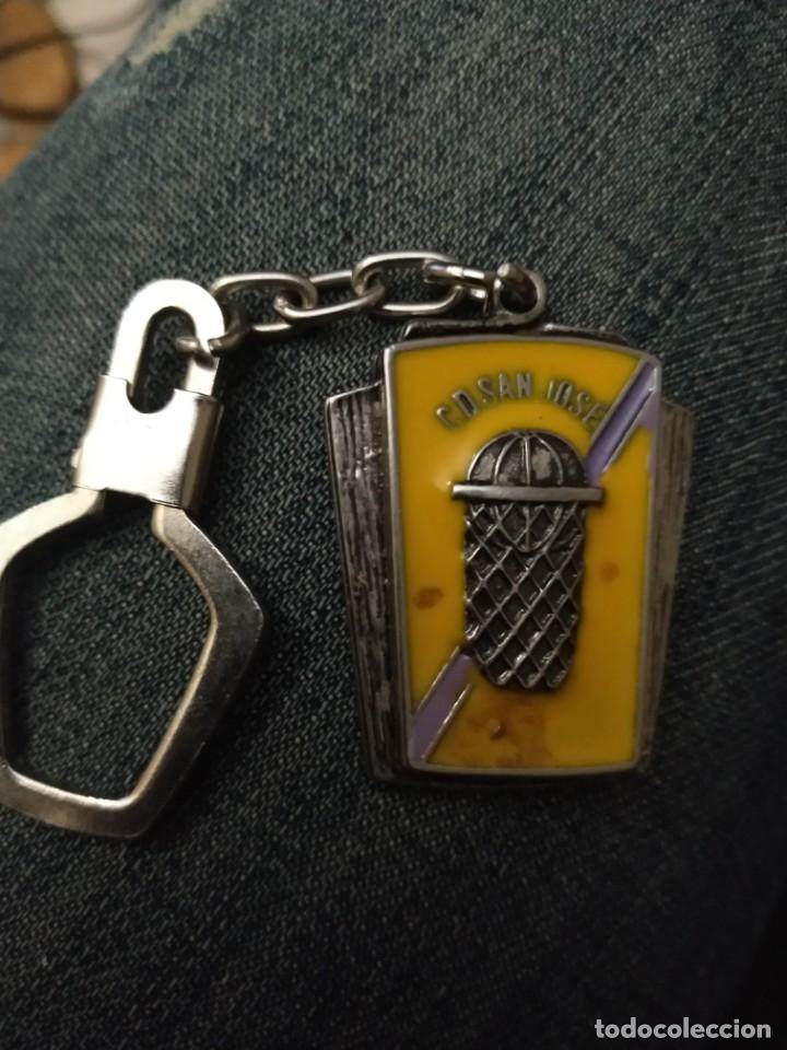 Collectionnisme sportif: Llavero keychain antiguo del equipo de baloncesto San Jos&eacute; club deportivo Sant Josep Badalona