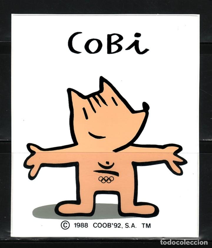 Coleccionismo deportivo: ADHESIVO COOB 92 COBI. MARISCAL. BARCELONA 92 COBI BIENVENIDA