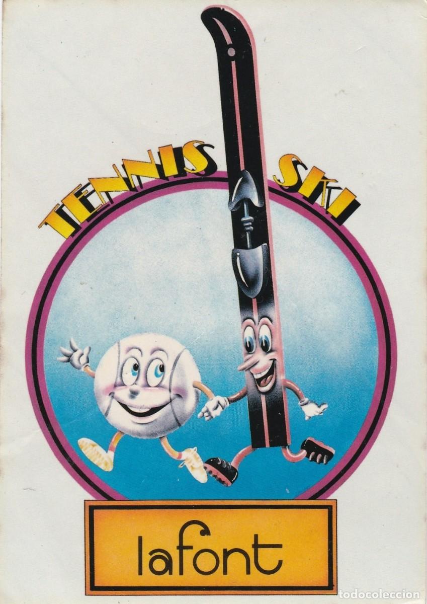 Coleccionismo deportivo: Tennis - SKI - LaFont - Pegatina - 122x85mm