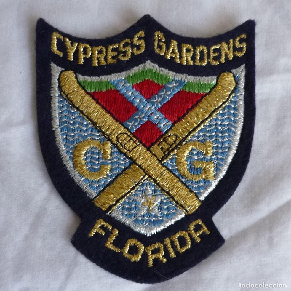 Sammelleidenschaft Sport: Parche de tela esqui Cypress Garden Florida