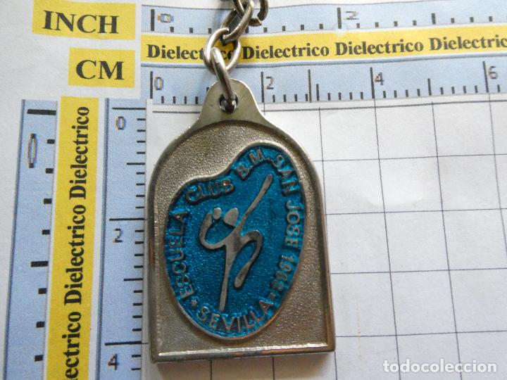 Coleccionismo deportivo: LLAVERO DE DEPORTES. BALONMANO. CLUB BM SAN JOS&Eacute; SEVILLA 1968 1983 XXV ANIVERSARIO