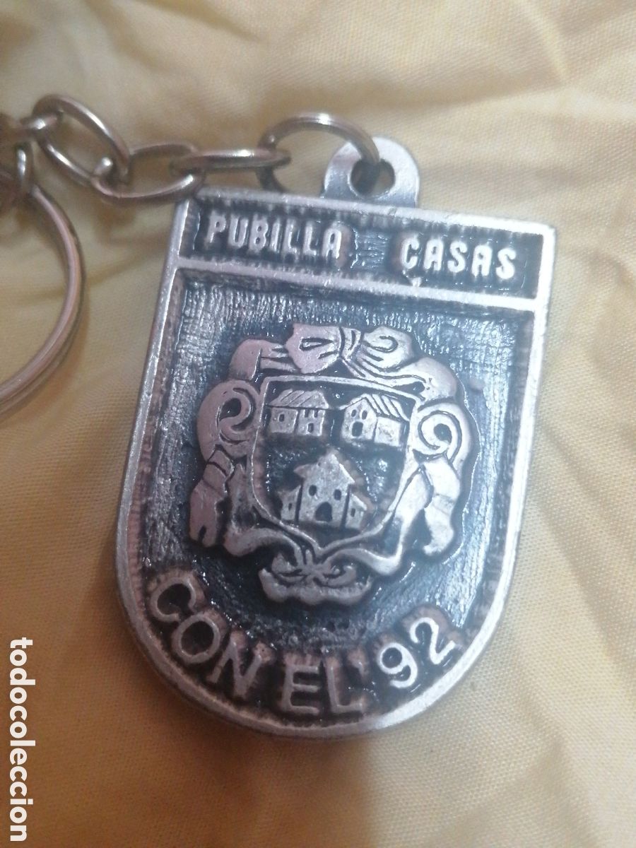 Collectionnisme sportif: Llavero pub&iacute;a casas con los Juegos Ol&iacute;mpicos en 1992 Hospitalet subsede ol&iacute;mpica Barcelona 1992