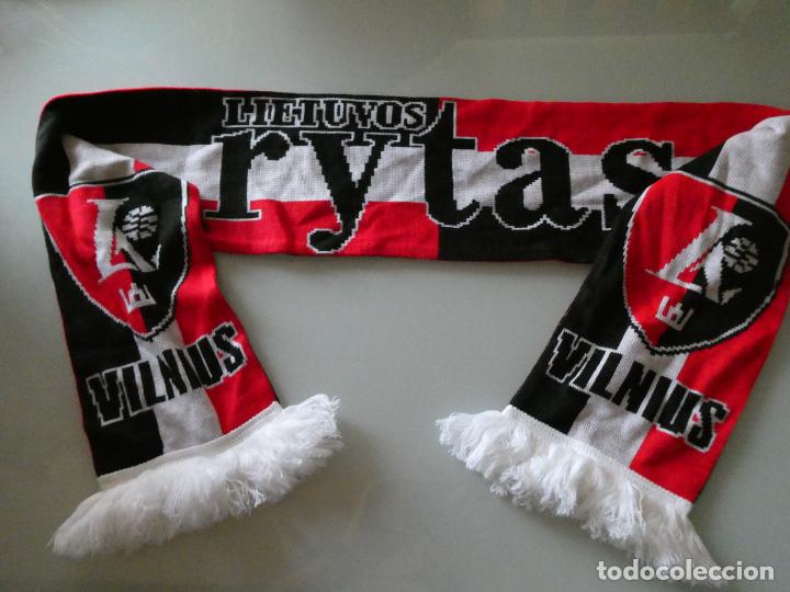 Sammelleidenschaft Sport: BUFANDA DE DEPORTES. BALONCESTO BASKET. LIETUVOS RITAS VILNIUS LITUANIA 150GR