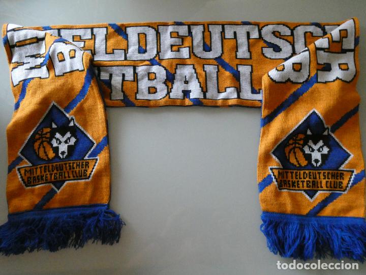 Sammelleidenschaft Sport: BUFANDA DE DEPORTES. BALONCESTO BASKET. MITTELDEUTSCHER BASKETBALL CLUB ALEMANIA. 200GR