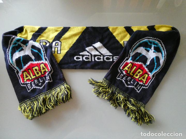 Sammelleidenschaft Sport: BUFANDA DE DEPORTES. BALONCESTO BASKET. ALBA BERLIN ALEMANIA. 190GR