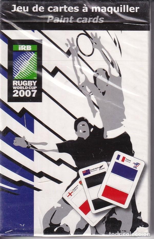 Sammelleidenschaft Sport: Jeu de cartes &agrave; maquiller &middot; Paint cards - Rugby World Cup 2007 / Neuf