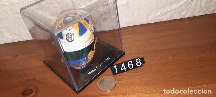Coleccionismo deportivo: CASCO MARCUS ERICSSON 2018 - Foto 3