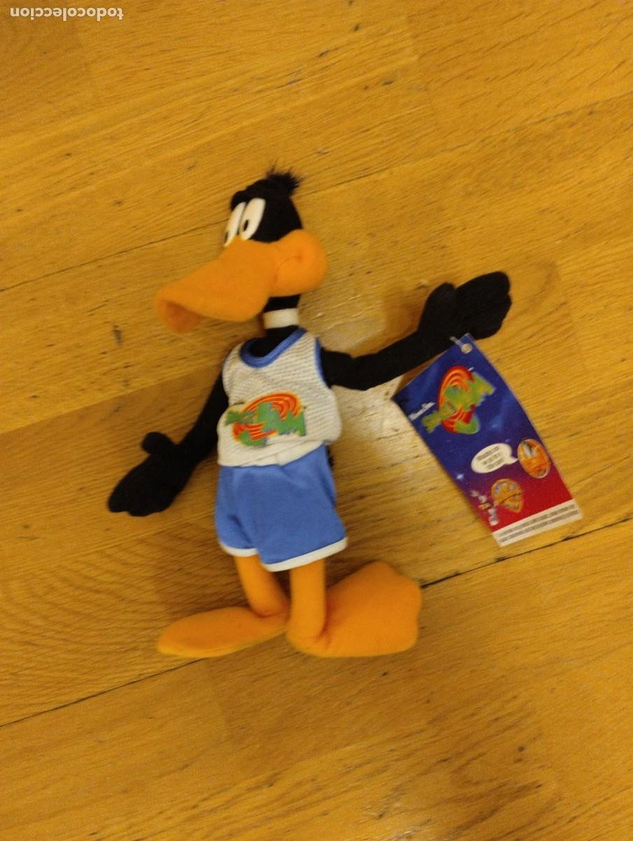 Coleccionismo deportivo: Peluche Daffy Duck Space Jam - Foto 1