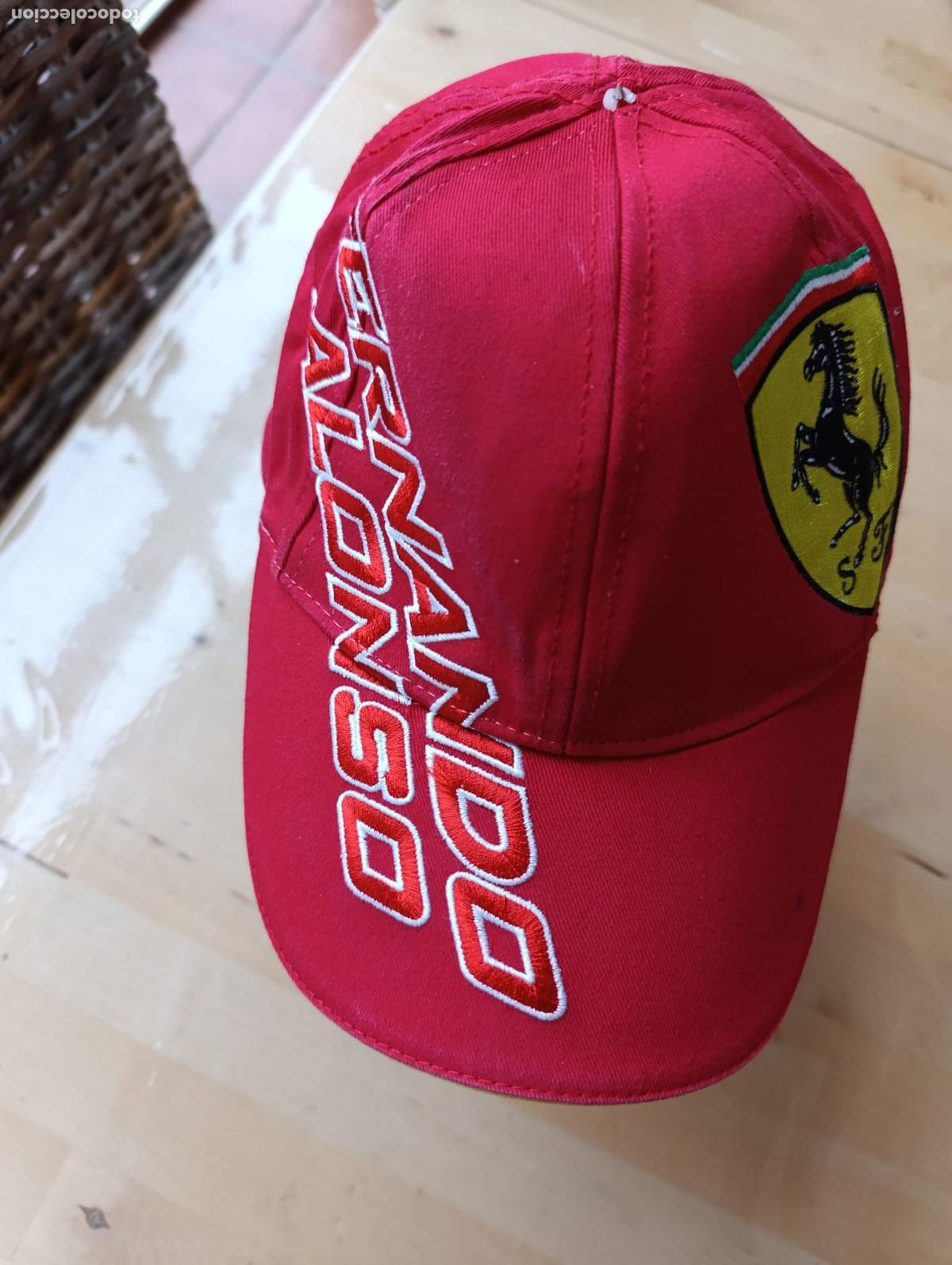 Coleccionismo deportivo: Gorra modelo Oficial Ferrari de Fernando Alonso F1.