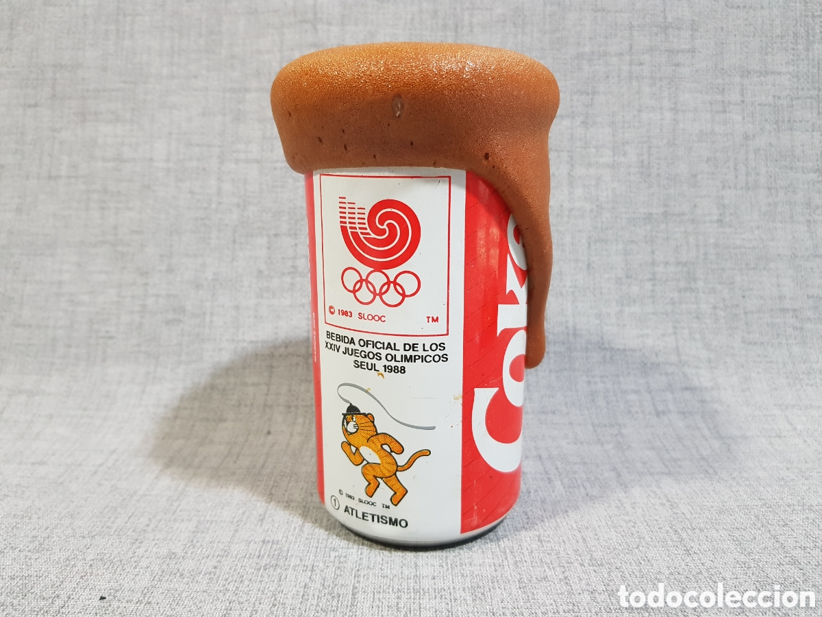 Coleccionismo deportivo: ORIGINAL LATA DE COCA-COLA COKE JUEGOS OL&Iacute;MPICOS XXIV 24 OLIMPIADAS SEUL 88 ATLETISMO