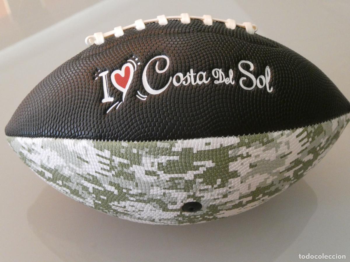 Sammelleidenschaft Sport: BAL&Oacute;N DE RUGBY F&Uacute;TBOL AMERICANO. SOUVENIR RECUERDO DE LA COSTA DEL SOL M&Aacute;LAGA GRANADA. 22CM. 200GR