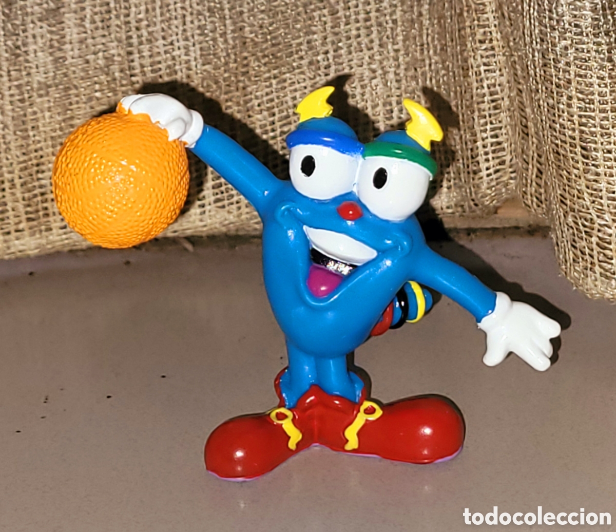 Coleccionismo deportivo: Bonita figura pvc goma de Izzy, la mascota de los Juegos Olimpicos de Atlanta 1996 marca Dakin