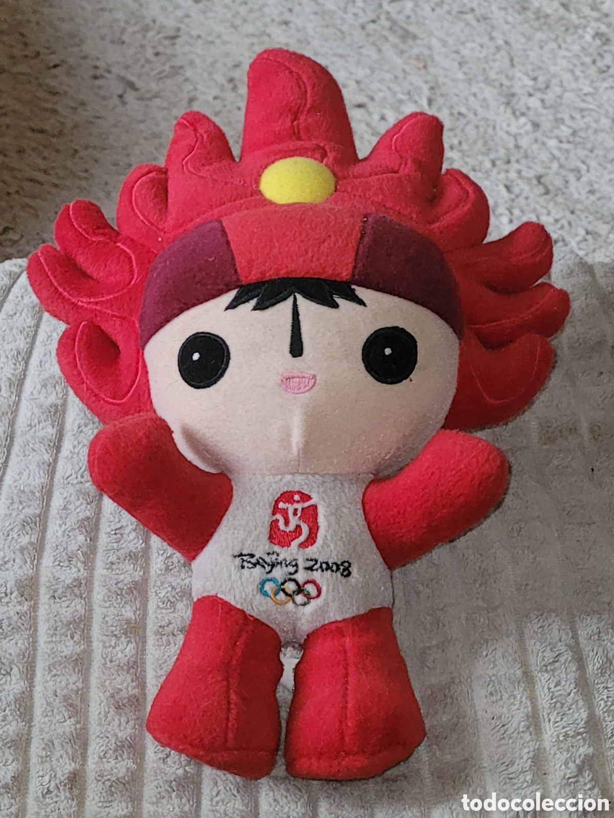 Coleccionismo deportivo: Bonita mascota peluche Huanhuan Juegos Olimpicos 2008 Beijing China
