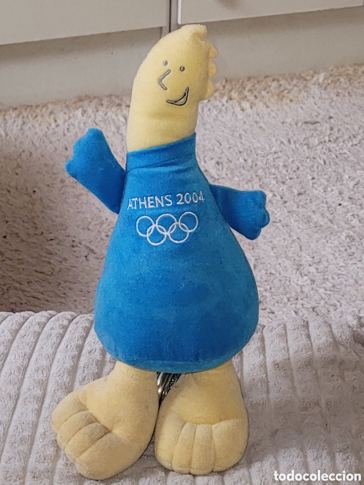 Coleccionismo deportivo: Bonita mascota peluche Phevos mascota de los Juegos Olimpicos de Atenas 2004