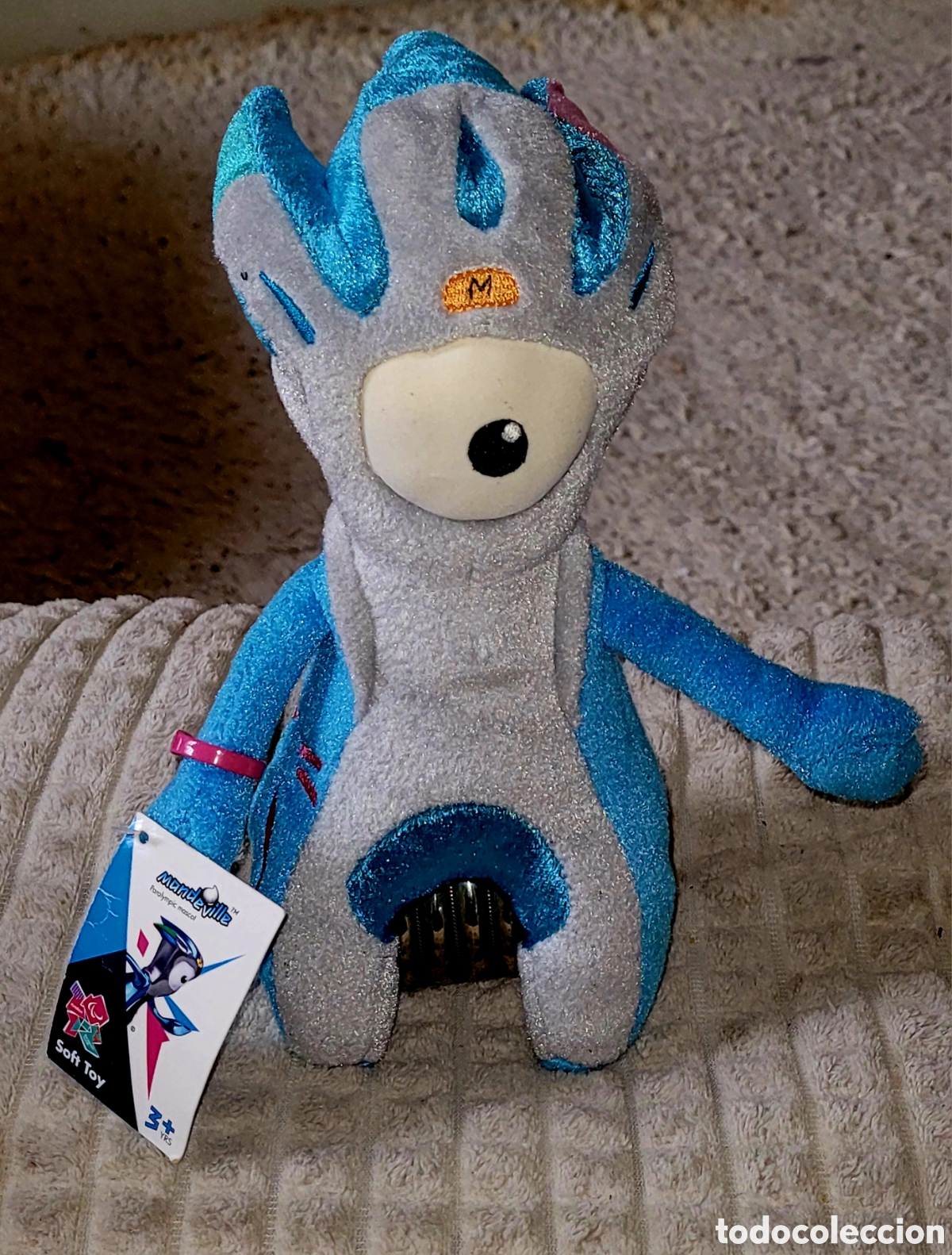 Coleccionismo deportivo: Bonito lote 3 mascotas peluche de los Juegos Olimpicos de Londres 2012