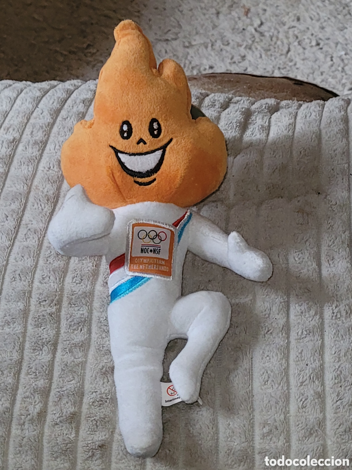 Coleccionismo deportivo: Bonita mascota peluche del equipo olimpico de Holanda
