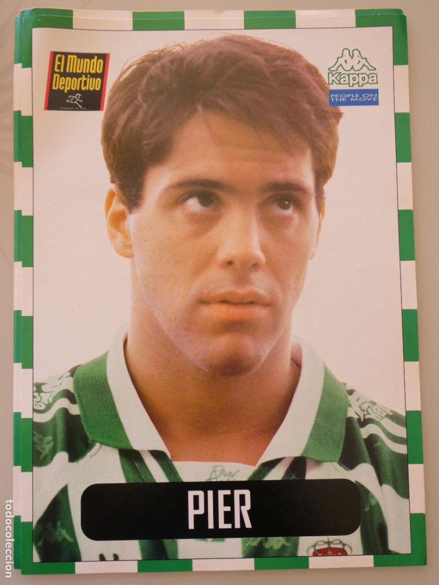 Sammelleidenschaft Sport: L&Aacute;MINA DEL REAL BETIS BALOMPI&Eacute; CLUB DE F&Uacute;TBOL 1996 1997. MUNDO DEPORTIVO. 20 PIER LUIGI CHERUBINO 61