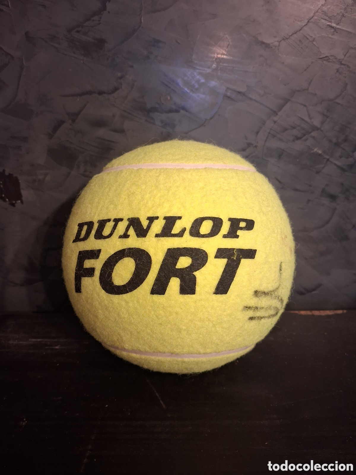 Sammelleidenschaft Sport: GRAN PELOTA TENIS MUTUA MADRID OPEN FIRMADA POR DOS TENISTAS. POSIBLE BEN SHELTON