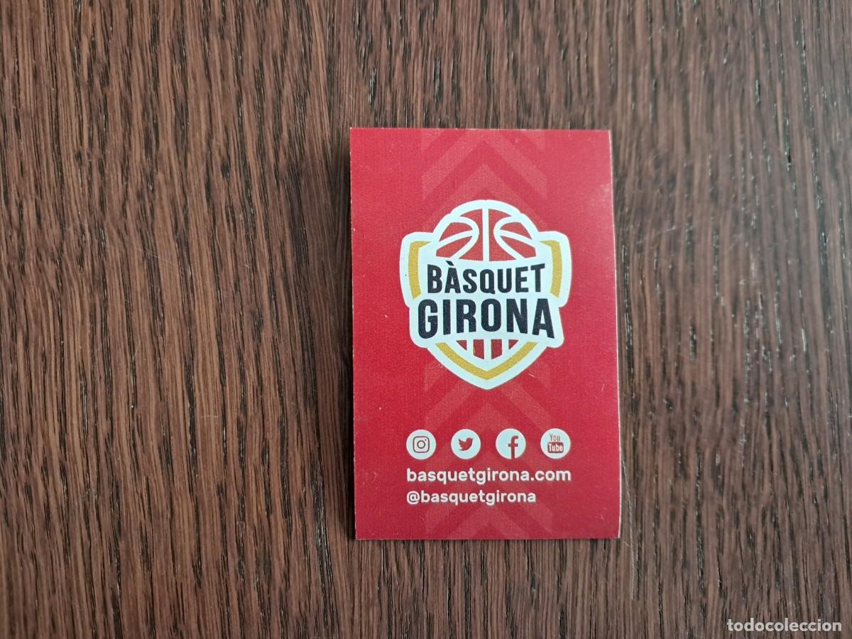 Coleccionismo deportivo: Im&aacute;n de nevera de publicidad, B&agrave;squet Girona.
