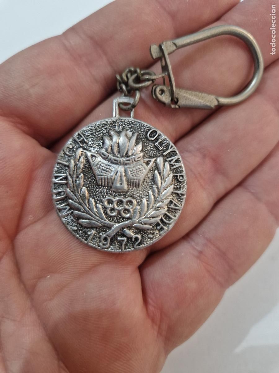 Sammelleidenschaft Sport: antiguo llavero metal coleccion olimpiadas de Munich Alemania 1972 confecciones Josepal publicidad