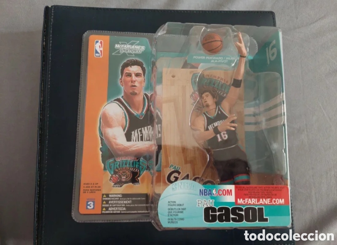Sammelleidenschaft Sport: Figura Pau Gasol Memphis Grizzlies McFarlane Black