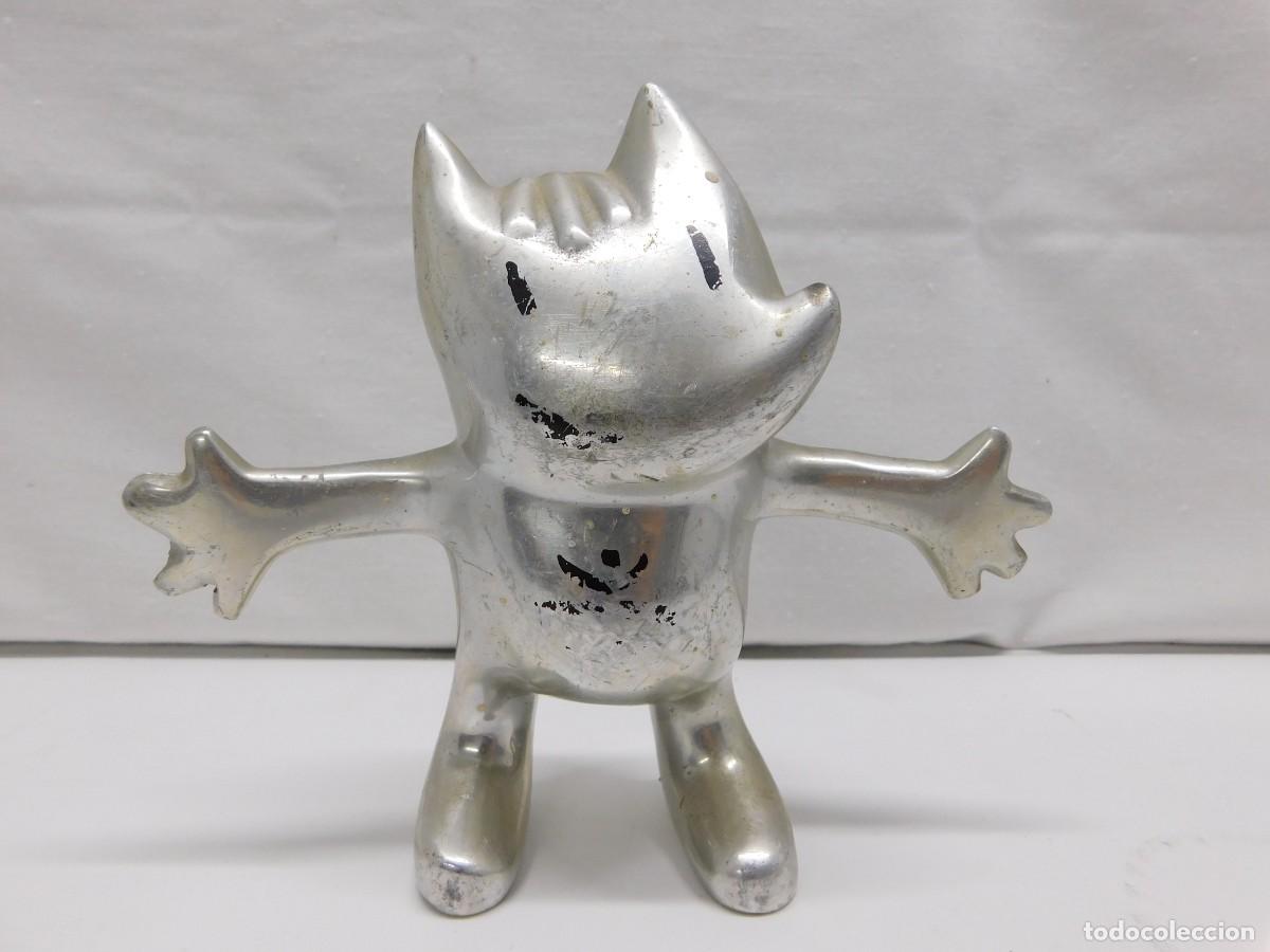 Coleccionismo deportivo: ESCULTURA COBI ALUMINIO - OLIMPIADAS BARCELONA 92