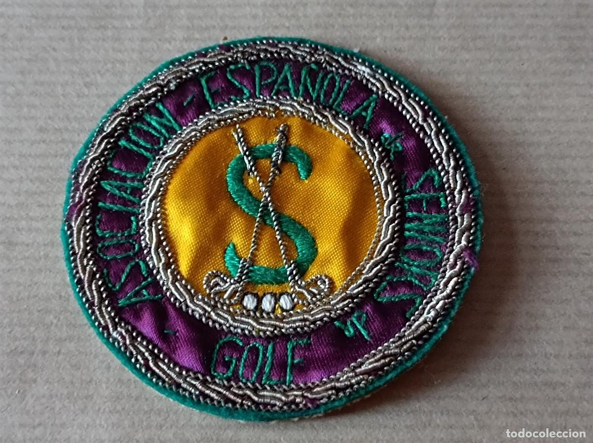 Coleccionismo deportivo: PARCHE DE GOLF ASOCIACI&Oacute;N ESPA&Ntilde;OLA DE SENIORS DE GOLF