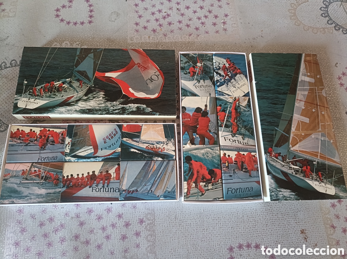 Sammelleidenschaft Sport: Colecci&oacute;n Cajas de cerillas Regata Vuelta al Mundo 89/90 Velero Fortuna