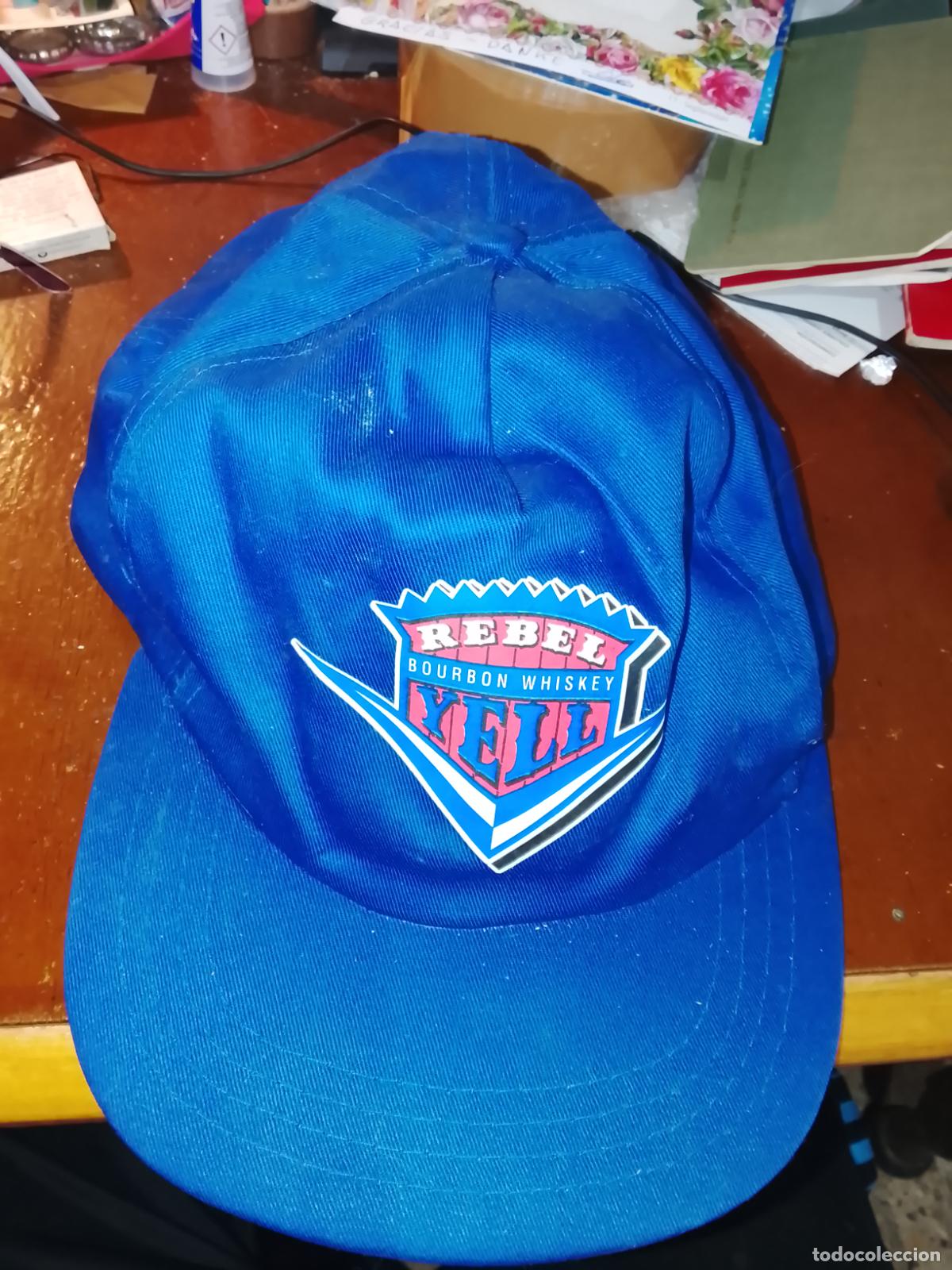 Coleccionismo deportivo: Gorra Vintage Rebel Yell Bourbon Whiskey - Snapback 100% Algod&oacute;n - A&ntilde;os 80/90