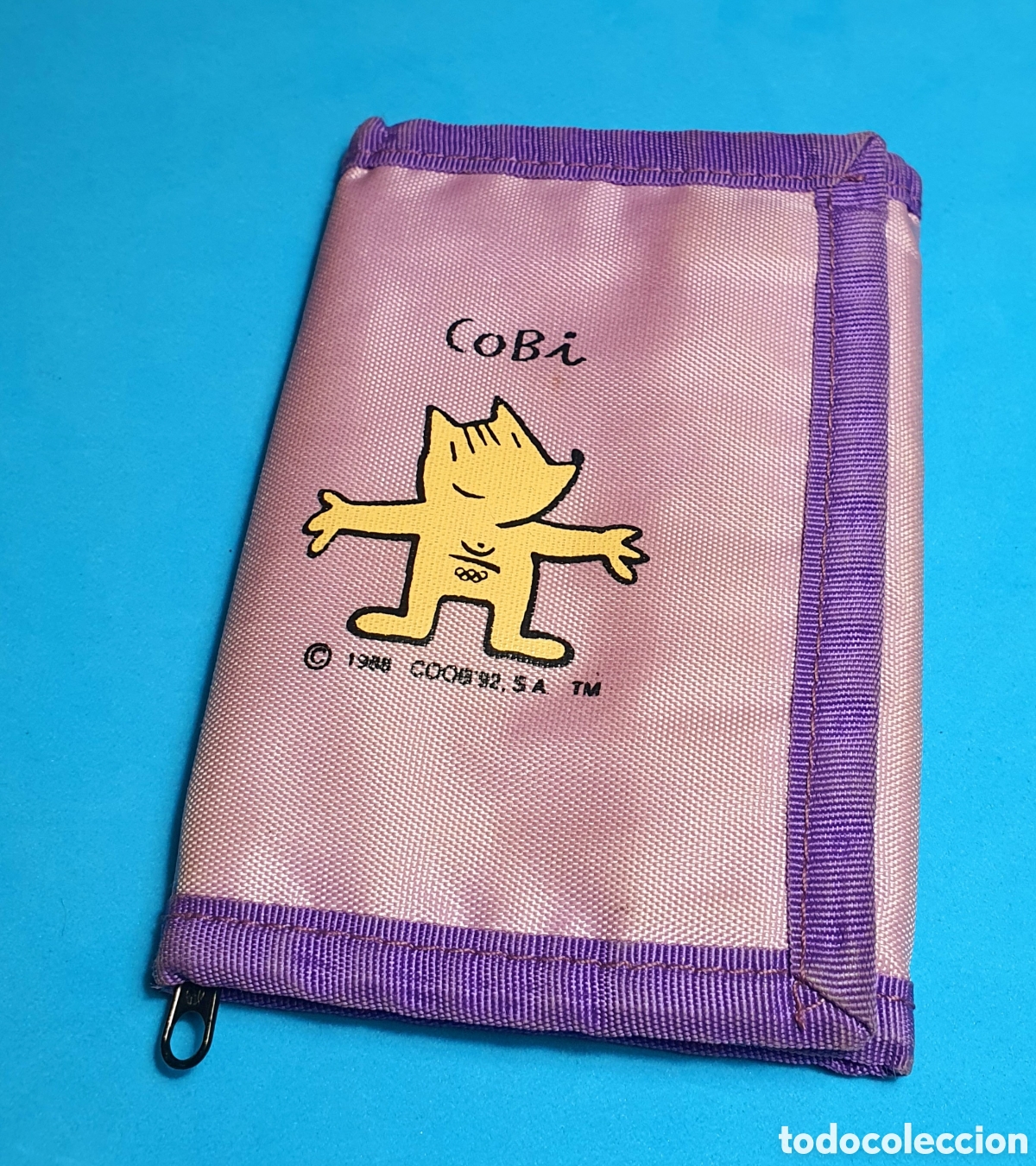 Coleccionismo deportivo: CARTERA BILLETERO MONEDERO COBI OLIMPIADAS BARCELONA 92 ORIGINAL