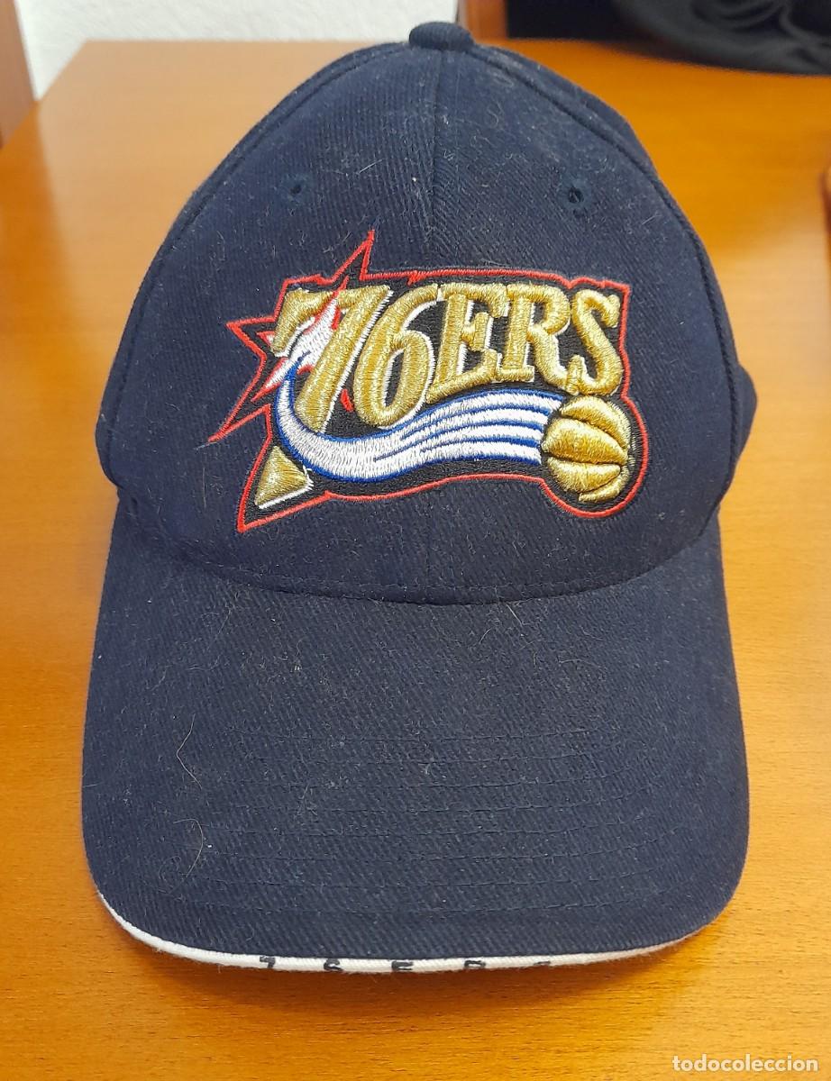 Sammelleidenschaft Sport: GORRA VINTAGE NBA 76ERS SIXERS FILADELFIA A&Ntilde;OS 90 PRODUCTO OFICIAL TWINS ENTERPRISE INC