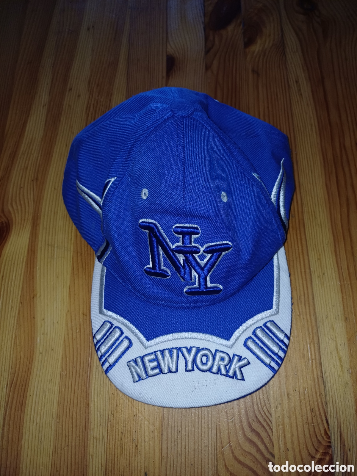 Sammelleidenschaft Sport: Gorra New York Estados Unidos Beisbol USA Baseball Azul Blanco