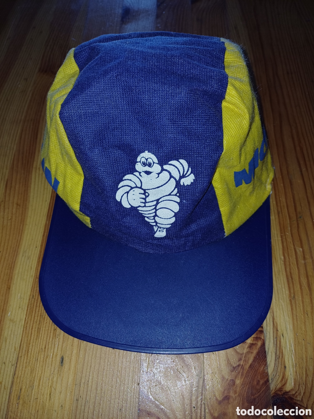 Sammelleidenschaft Sport: Gorra Michelin visera Bibendum ciclismo taller mecanico pneumaticos automovilismo