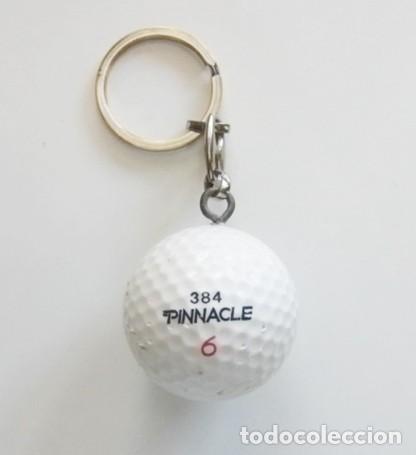 Coleccionismo deportivo: LLAVERO BOLA DE GOLF - PINNACLE 6 - DEPORTE - BLANCA - MUCHOS M&Aacute;S LLAVEROS EN OTRAS SECCIONES