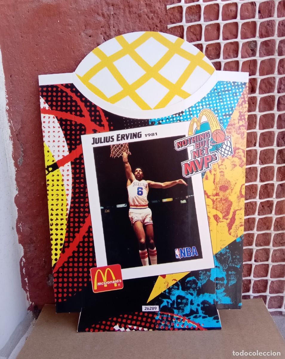 Coleccionismo deportivo: CAJA DE PATATAS FRITAS NBA MCDONALD'S 1993 JULIUS ERVING SIXERS MVP NUEVO MICHAEL JORDAN NIKE AIR