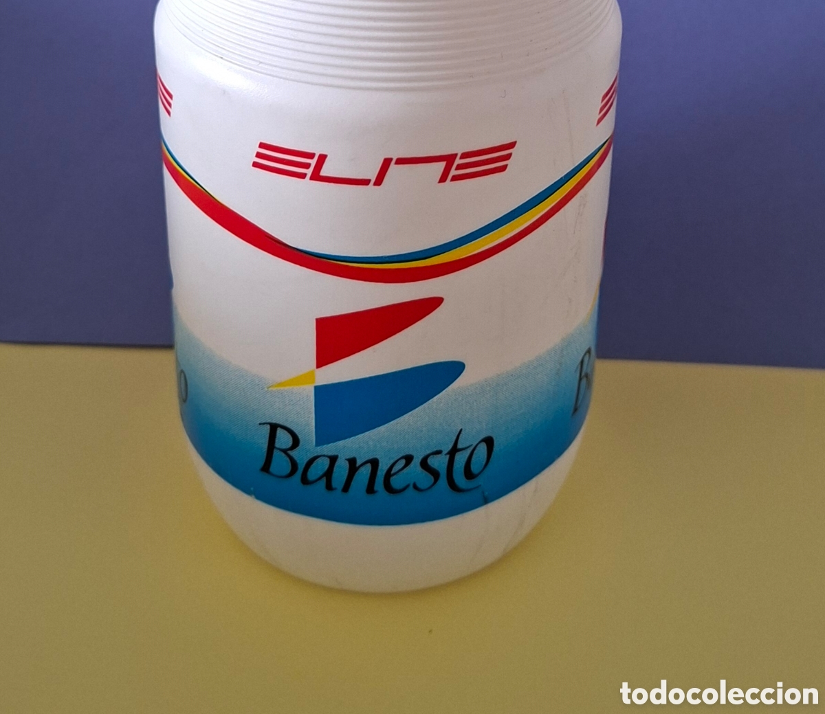 Sports collectibles: BID&Oacute;N CICLISTA CICLISMO BOTELLA BANESTO VINTAGE