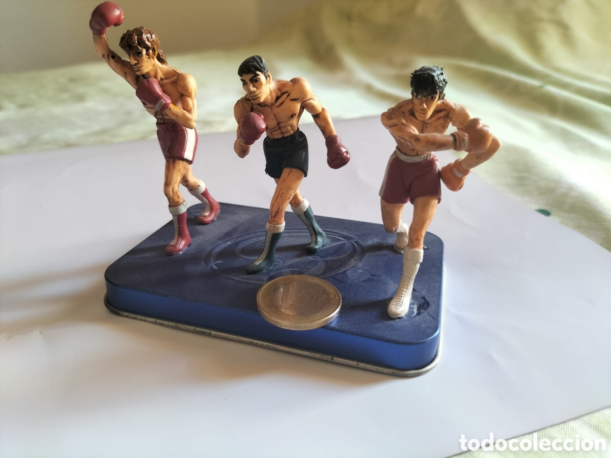 Coleccionismo deportivo: TR&Iacute;O DE BOXEADORES DE GOMA