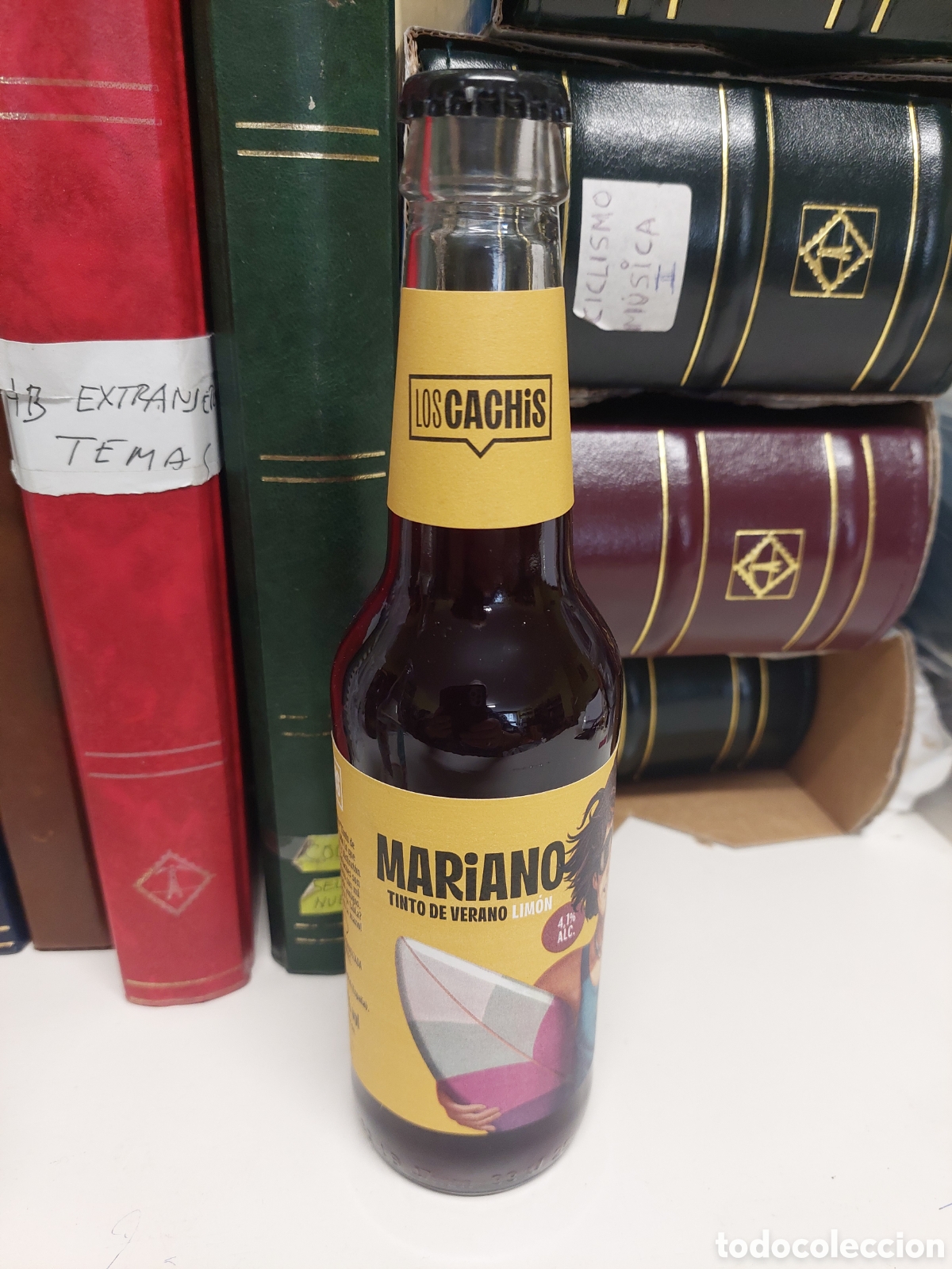 Collectionnisme sportif: BOTELLA LIS CAHIS MARIANO TINTO VERANO LIM&Oacute;N LLENA SURF