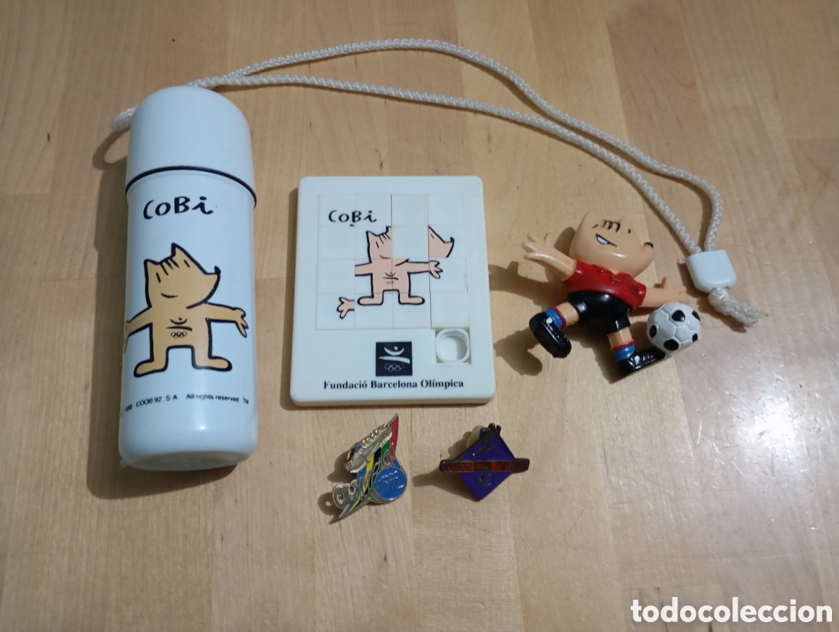 Coleccionismo deportivo: Juegos Ol&iacute;mpicos Barcelona 1992 Cobi Dif&iacute;cil Portamonedas Puzzle &Uacute;nico Fundaci&oacute;n Figura Comansi Pins