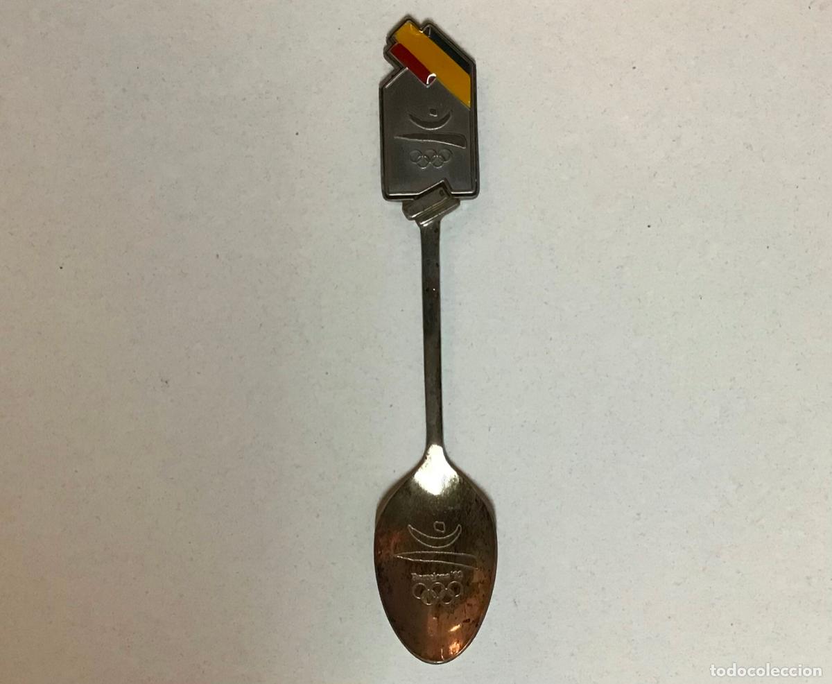 Sammelleidenschaft Sport: BARCELONA 92-ALEMANIA, CUCHARA DE COLECCI&Oacute;N PLATEADA