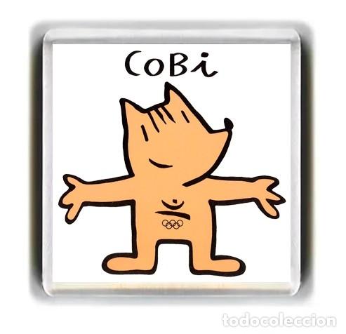 Coleccionismo deportivo: IMAN ACRILICO NEVERA - COBI JUEGOS OLIMPICOS BARCELONA 1992