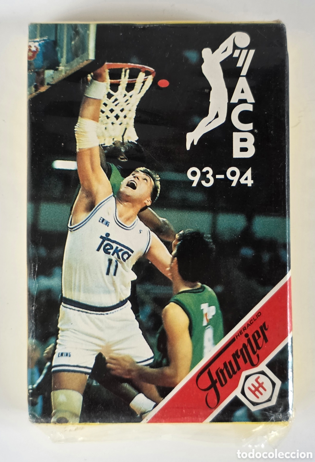Colecionismo desportivo: Baraja de Cartas Baloncesto ACB 1993-94 - Basket Sabonis Villacampa Real Madrid Joventut Badalona