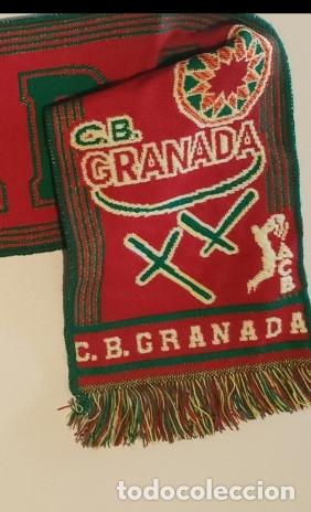 Colecionismo desportivo: Bufanda C.B. Granada A&ntilde;os 90
