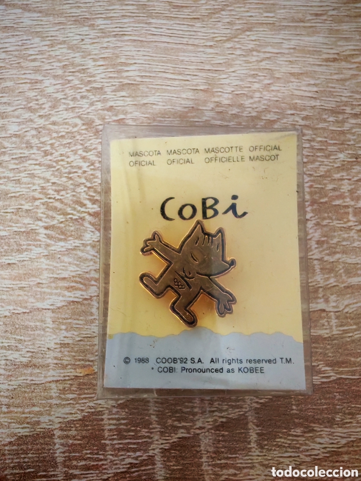 Colecionismo desportivo: Pin Cobi Barcelona 92
