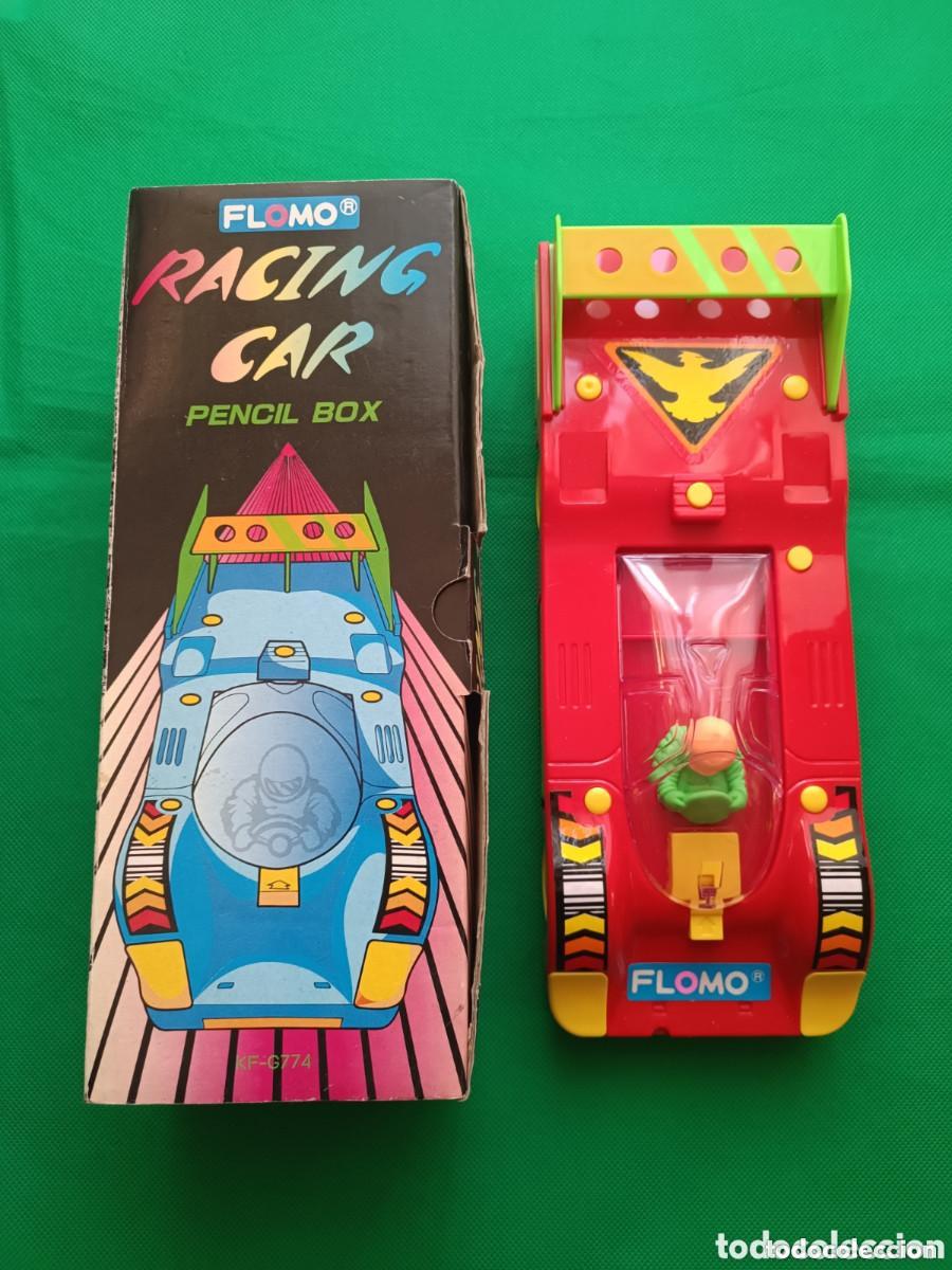 Sammelleidenschaft Sport: Estuche Pencil Box Racing Car Flomo coche de formula 1 con apartados nuevo